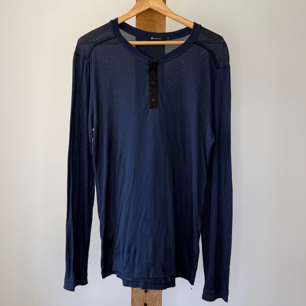 T by Alexander Wang Henley Shirt